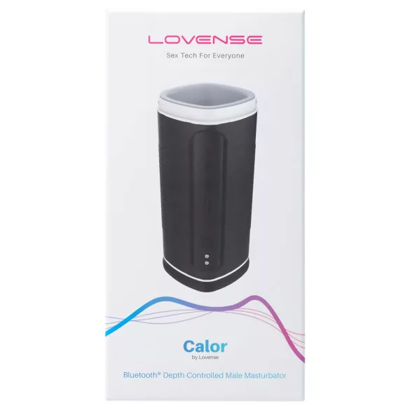 Lovense Calor - App-gesteuerter, wärmender Masturbator für Männer (schwarz)