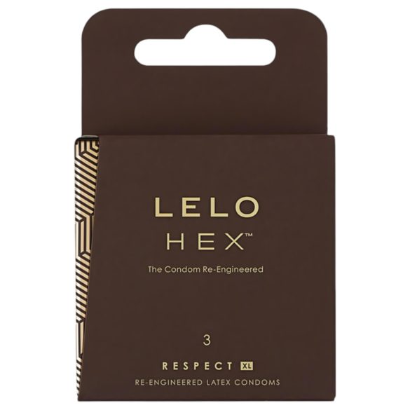 LELO Hex Respect XL - Luxus Kondom (3 Stk.)