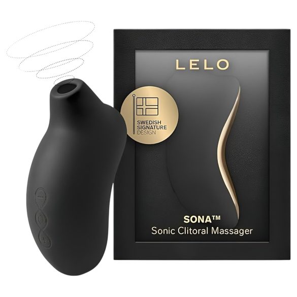 LELO Sona - Schallwellenvibrator für den Kitzler (Schwarz)