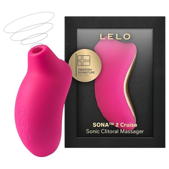 LELO Sona 2 Cruise - Schallwellenvibrator für den Kitzler (Kirschrot)