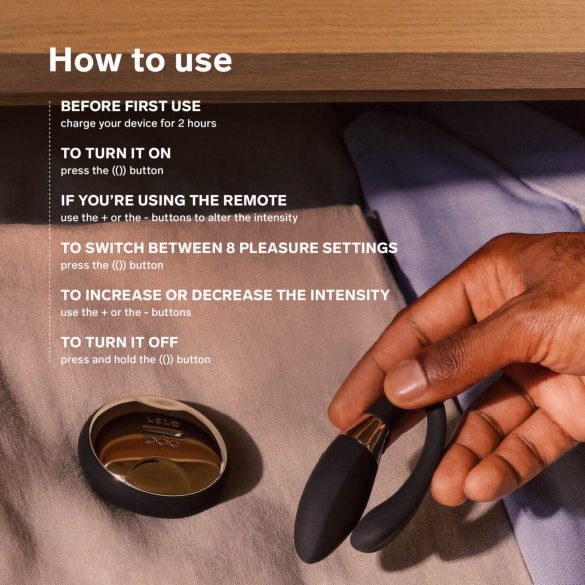 LELO Tiani Duo - Silikon-Paarvibrator (blau)