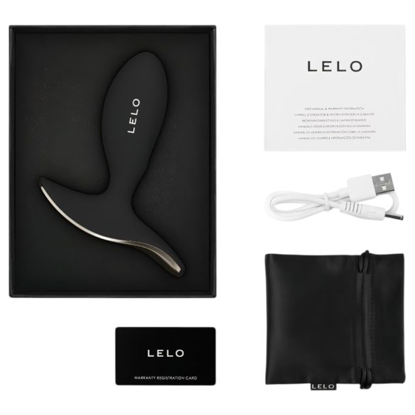 LELO Surfer - intelligenter vibrierender Analplug (schwarz)