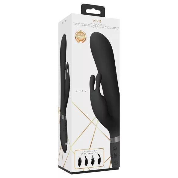 Vive Chou - 4in1 Klitoris-Vibrator (schwarz)