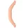 RealRock Double Dong 14 - Doppel-Dildo (36cm) - hautfarben