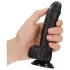 RealRock - Dildo mit Saugnapf und Hoden - 15,5 cm (schwarz)