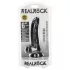 RealRock - Dildo mit Saugnapf und Hoden - 15,5 cm (schwarz)