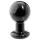 Doc Johnson The Classic - runder Analplug (schwarz) - L