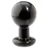 Doc Johnson The Classic - runder Analplug (schwarz) - L