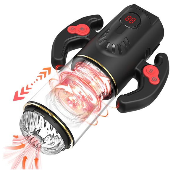 AlvUp - Drehender Masturbator (Schwarz)