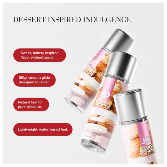 System JO Bake Shoppe - aromatisiertes Gleitgel, Zuckerguss-Muffin (60 ml)