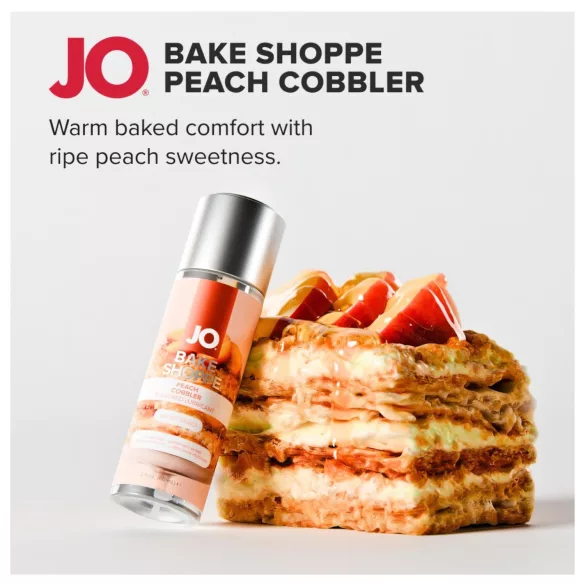 System JO Bake Shoppe - aromatisiertes Gleitgel, Pfirsichkuchen (60 ml)