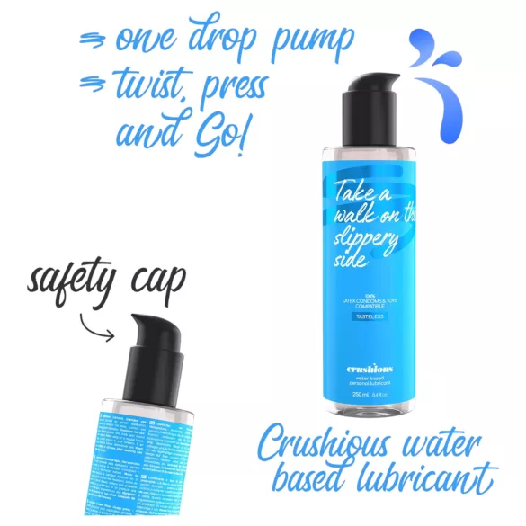 Crushious - Gleitgel auf Wasserbasis (250 ml)