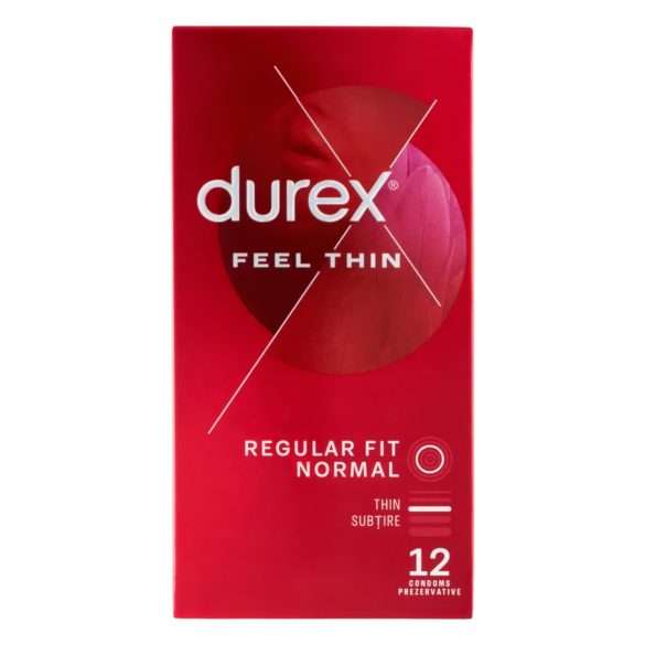 Durex Feel Thin - Natürliche Gefühl Kondome (12 Stk)