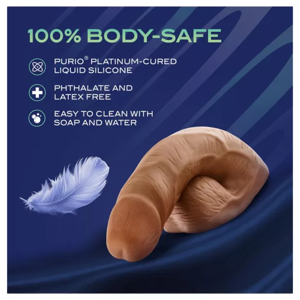 Blush UrSelf Affirm - naturgetreuer Dildo (braun) - 13 cm