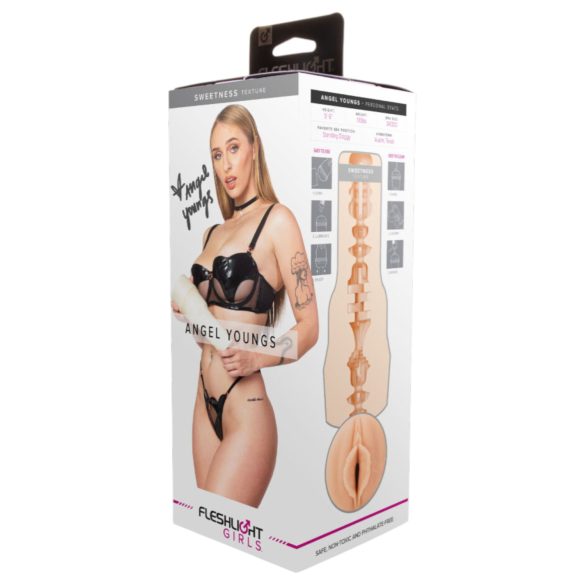 Fleshlight Angel Youngs - lebensechter Vagina-Einsatz (natur)