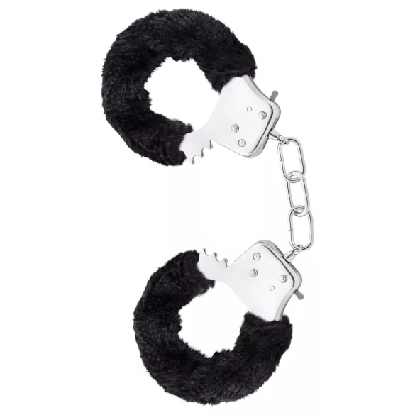 Temptasia Cuffs - Plüschfesseln (schwarz)