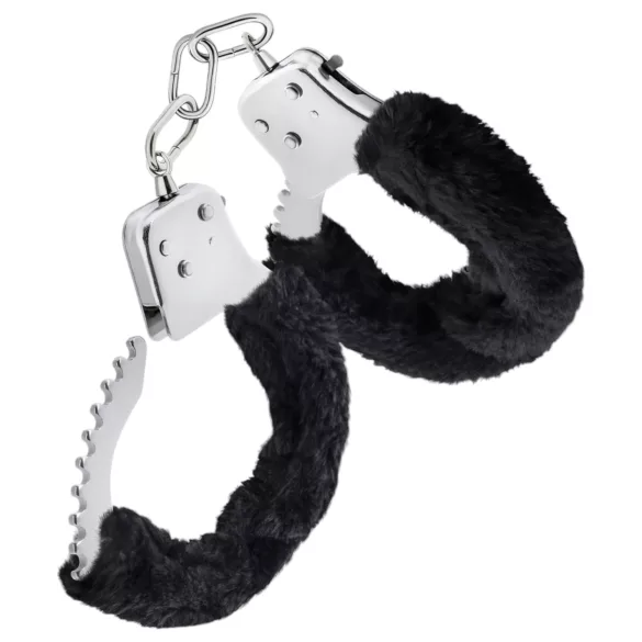 Temptasia Cuffs - Plüschfesseln (schwarz)