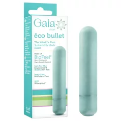   Gaia Eco M - umweltfreundlicher Vibrator in Stabform (türkis) - mittelgroß