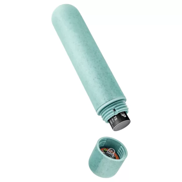 Gaia Eco M - umweltfreundlicher Vibrator in Stabform (türkis) - mittelgroß