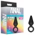 Anal Adventures Platinum S - Analplug (schwarz) - klein