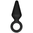 Anal Adventures Platinum S - Analplug (schwarz) - klein