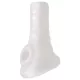Perfect Fit Breeder - Offener Penismantel (10 cm) - Weiß