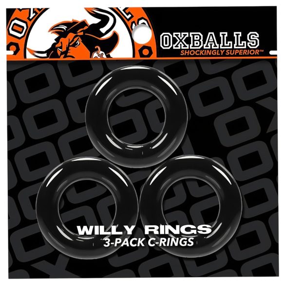 OXBALLS - Penisring Trio (Schwarz)