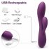 Engily Ross Bacall 2.0 - G-Punkt Vibrator mit Klitorisarm (lila)