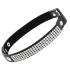 Coquette - Strass-Choker mit Herzanhänger (schwarz)