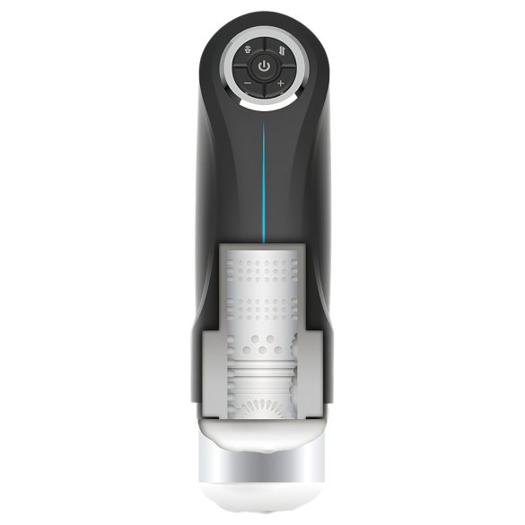 JamyJob - Auf- und Ab-Bewegung, vibrierender Masturbator (schwarz)