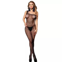 Subblime 952037 - schwarzer Netz-Overall mit Strass (S-L)