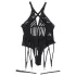 Subblime 954147 - gestreifter Body-Set - (schwarz) - L/XL