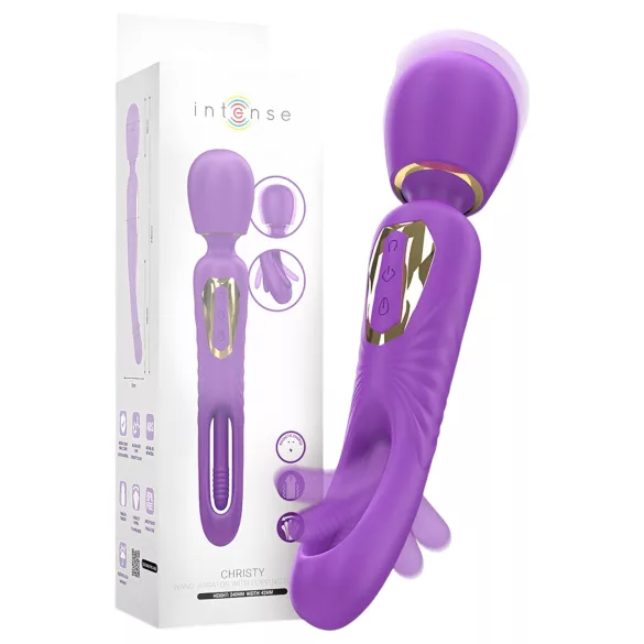Intense Christy - Beweglicher Zungenmassage-Vibrator (Lila)