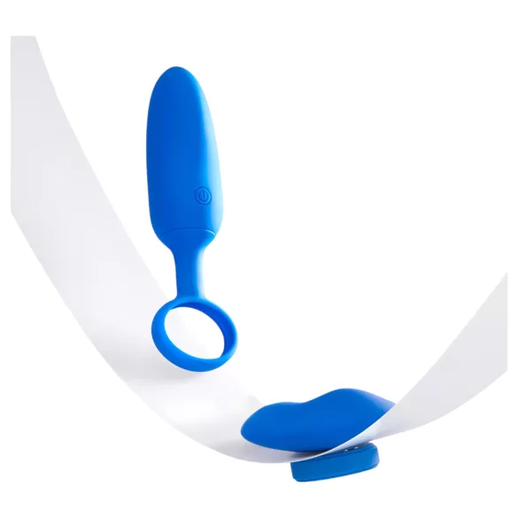 Platanomelón Mobi - Akku, Funk-Vibrator Set - 2-teilig (blau)