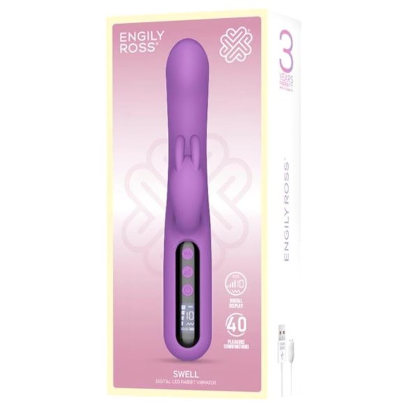 Engily Ross Swell - Akku Klitorisvibrator mit Digitalarm (lila)