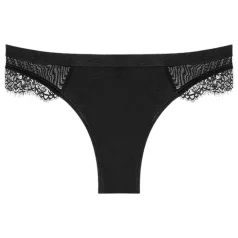   Adalet Flora Normal - Menstruationsunterwäsche (schwarz) - M