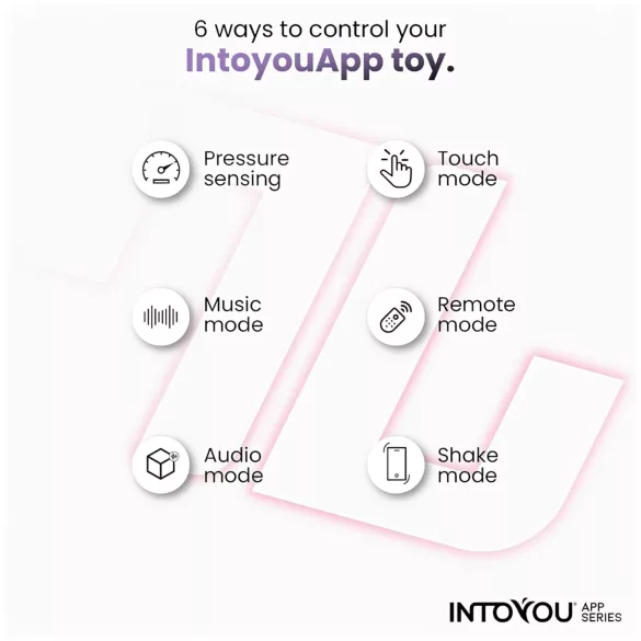 INTOYOU Kyra Pelvic - App-gesteuerte vibrierende Liebeskugel (Pink)