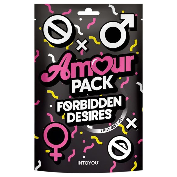 Amour Pack Verbotene Wünsche - Starter-Set mit Vibrator - 7-teilig