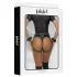 Adalet Jimena - Veganer Leder-Harness mit Fesseln (Schwarz)