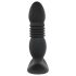 Playboy - Wiederaufladbarer stoßender Anal-Vibrator (schwarz)