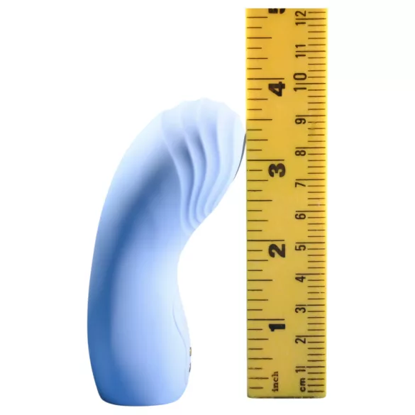 Evolved - Texturierter Fingervibrator (Blau)