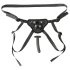 Sei Mio - anpassbarer Dildo mit Harness - 12,5 cm (schwarz)