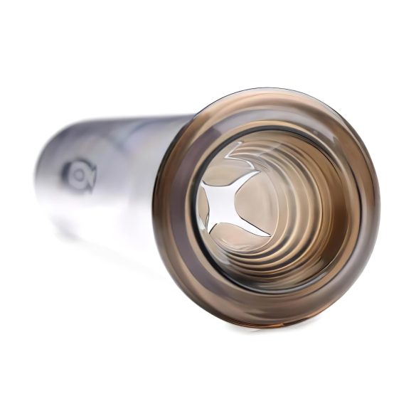 Tom Stark Robust - Penispumpe mit Metallhebel (transparent)