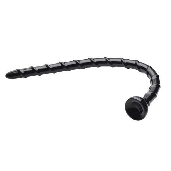 Hosed Swirl Dünne Analschlange 18 - Anal-Dildo (schwarz)