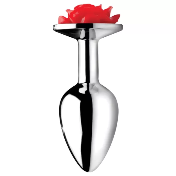 Booty Sparks - rosafarbener Analplug (silber)