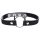 Master Series Kinky Kitty - Halsband mit Katzenkopf-Ring (Schwarz)
