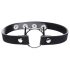 Master Series Kinky Kitty - Halsband mit Katzenkopf-Ring (Schwarz)