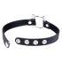Master Series Kinky Kitty - Halsband mit Katzenkopf-Ring (Schwarz)