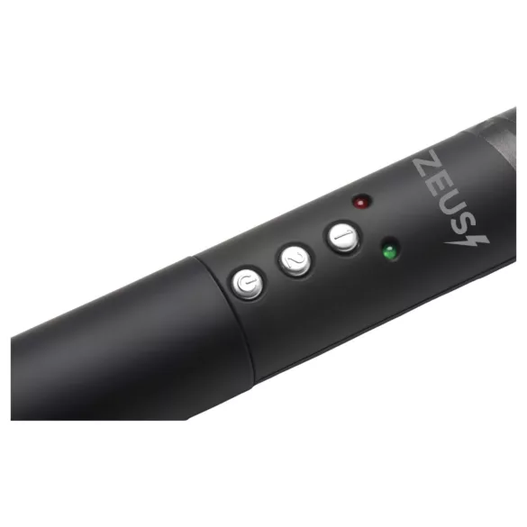 Zeus - Wiederaufladbarer Elektro-Sexstab (Schwarz)