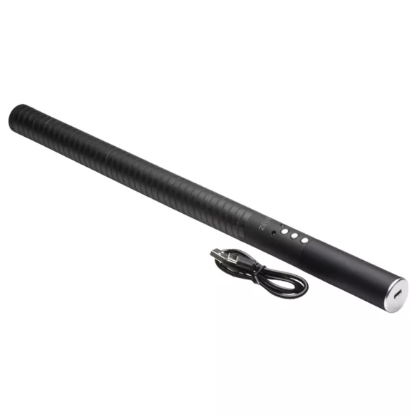 Zeus - Wiederaufladbarer Elektro-Sexstab (Schwarz)